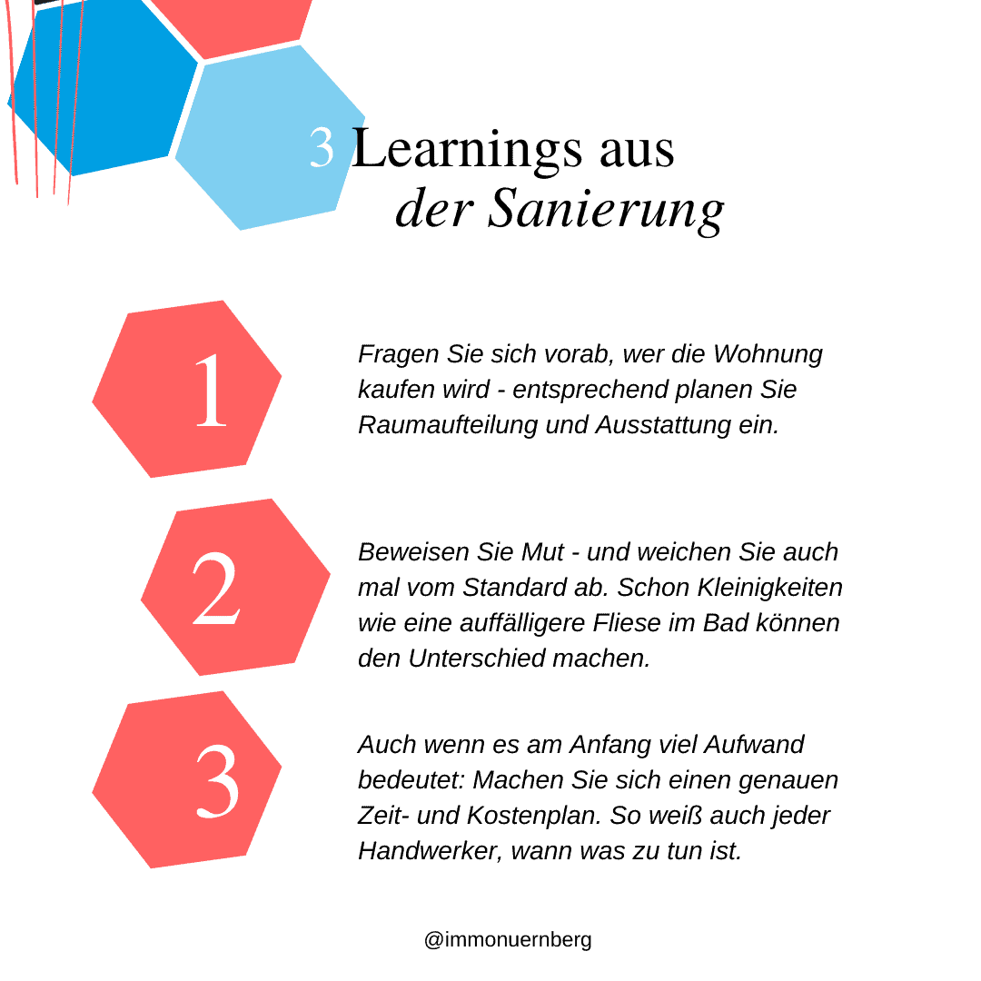 3 Learning aus der Sanierung einer Wohnung