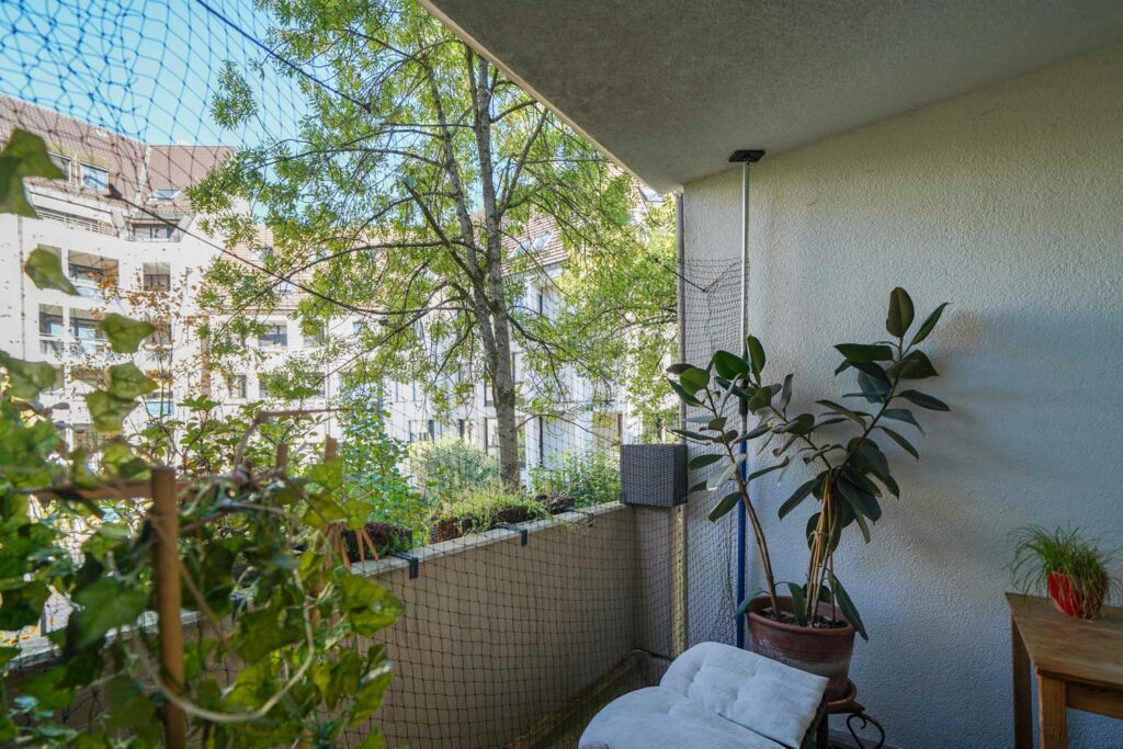 Balkon nach Nordost